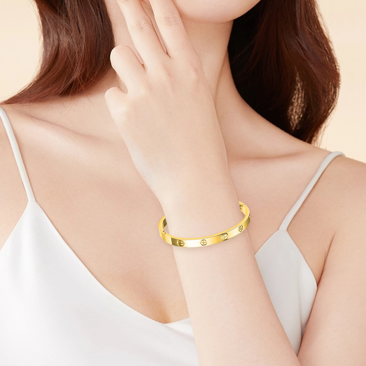 Cross Nail Bracelet