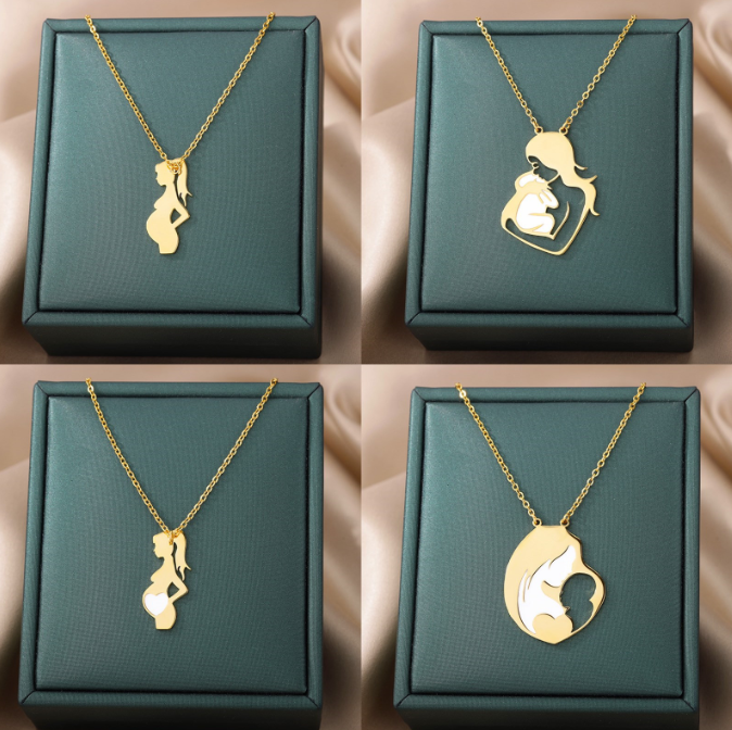 Eternal Love Heart Necklace — 18K Gold Stainless Steel
