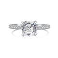 Bague S925 argent sterling diamant haute carbone brillant hypoallergénique Mezyena