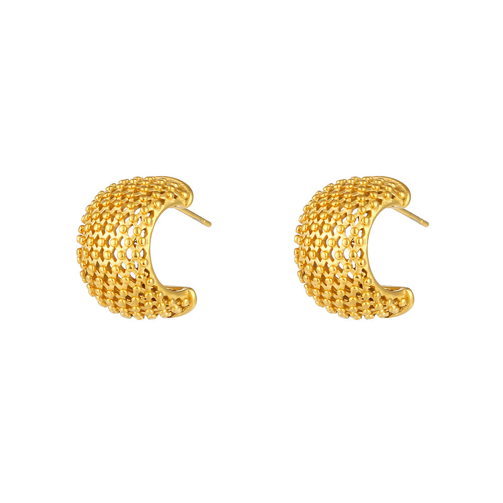 Minimalist Drop Earrings — 18K Gold-Plated Stainless Steel