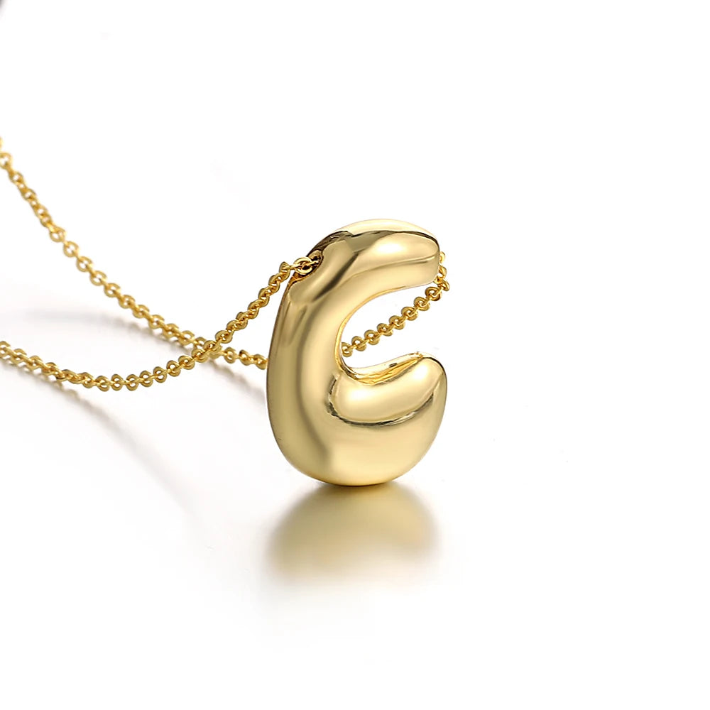 Bubble Letter Initial