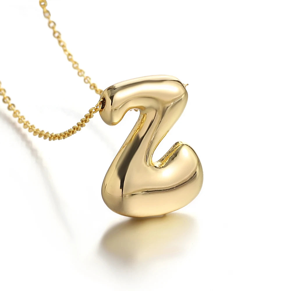 Bubble Letter Initial