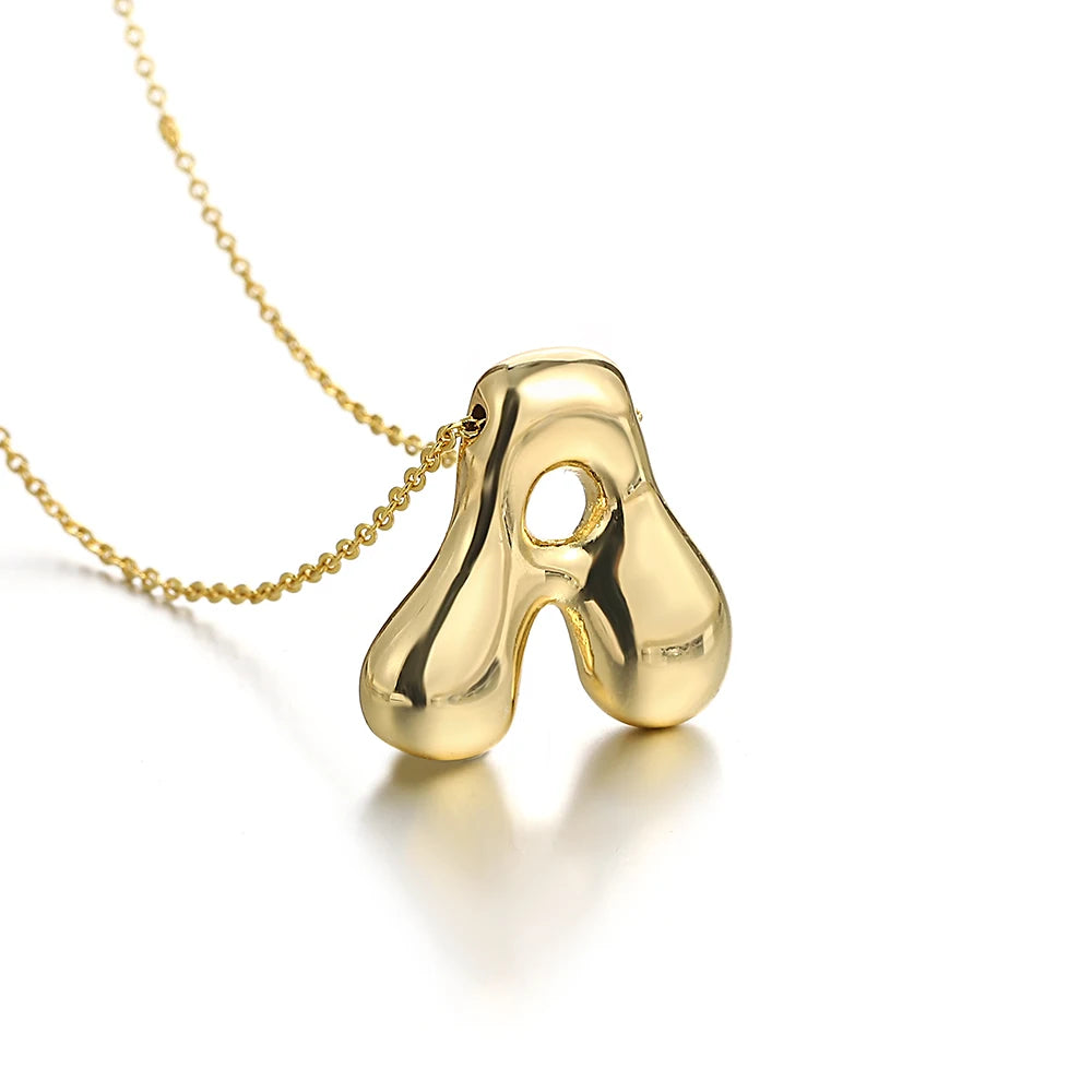 Bubble Letter Initial
