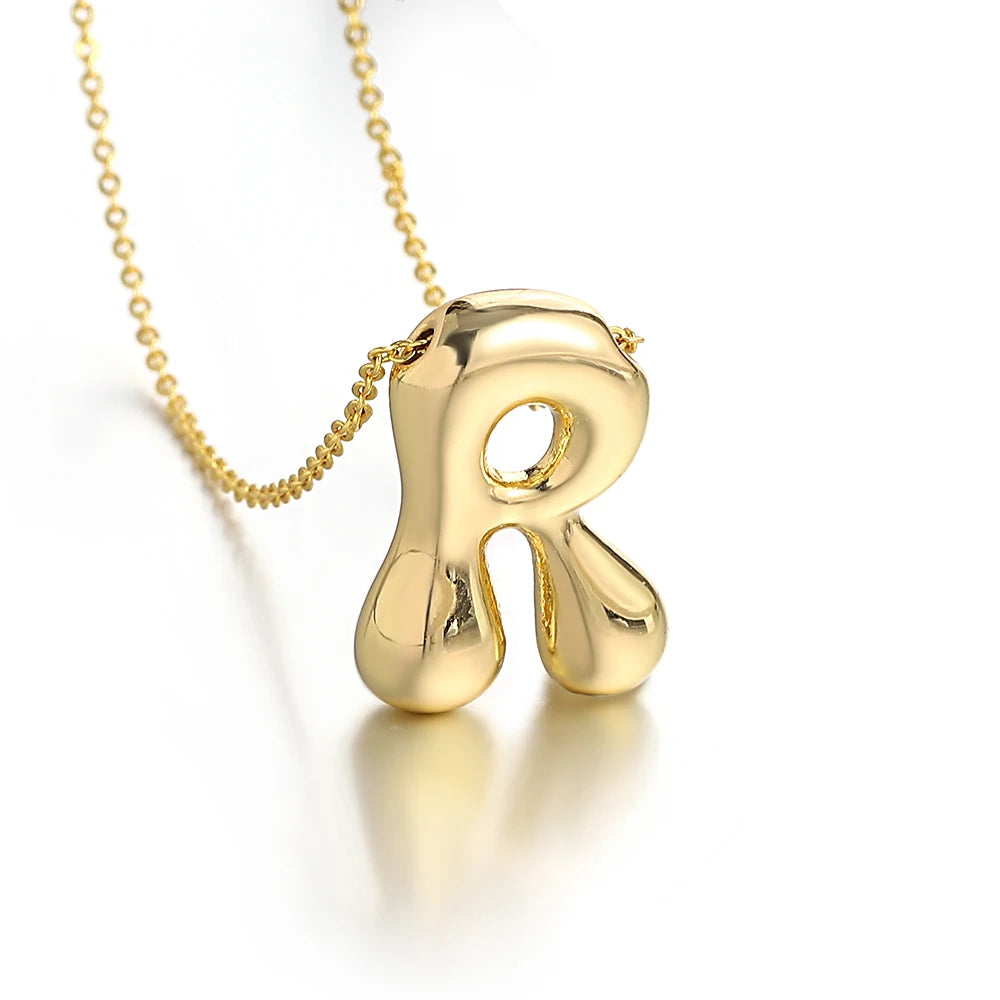 Bubble Letter Initial