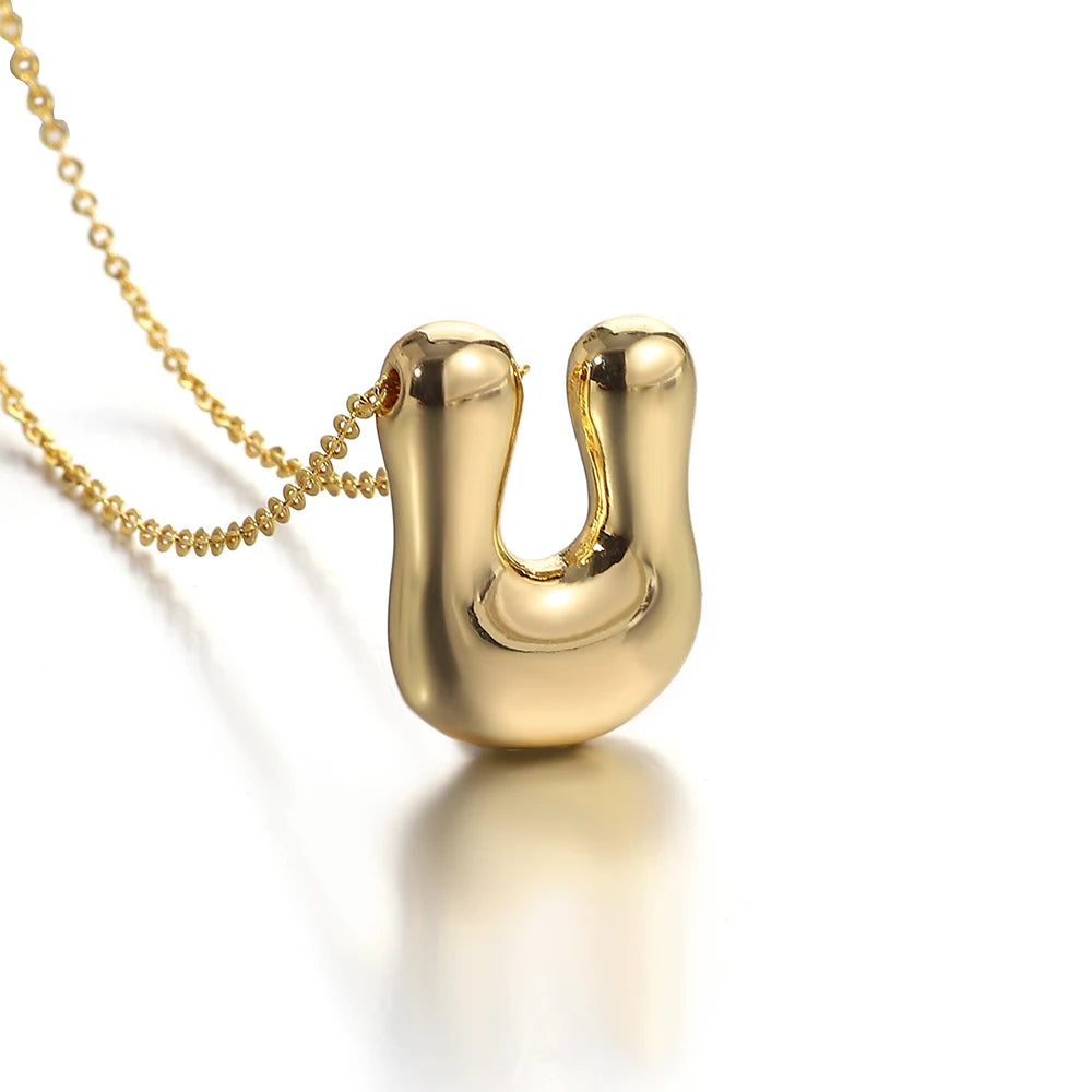 Bubble Letter Initial