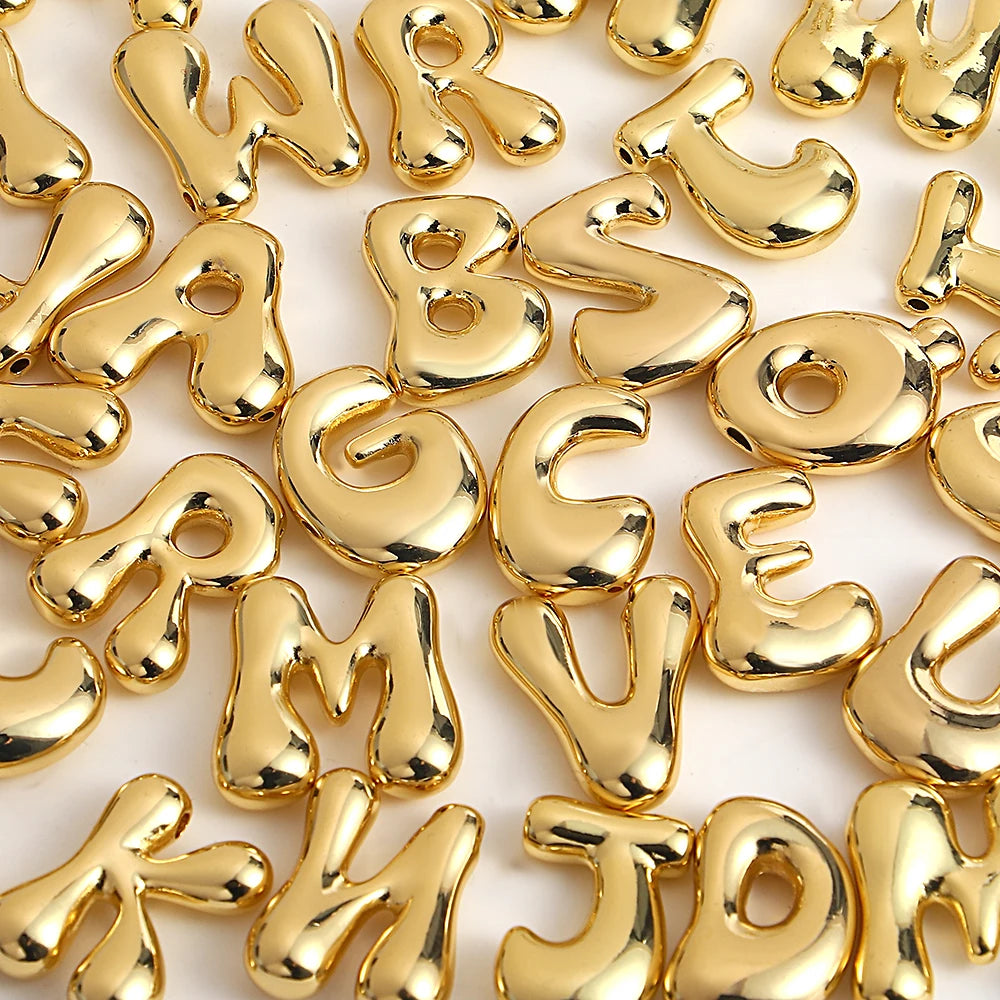 Bubble Letter Initial
