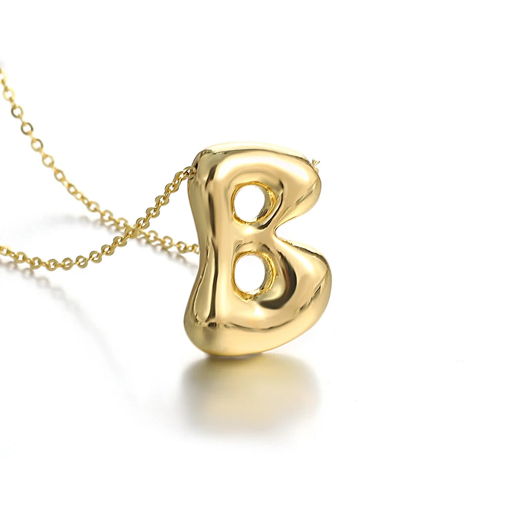 Bubble Letter Initial