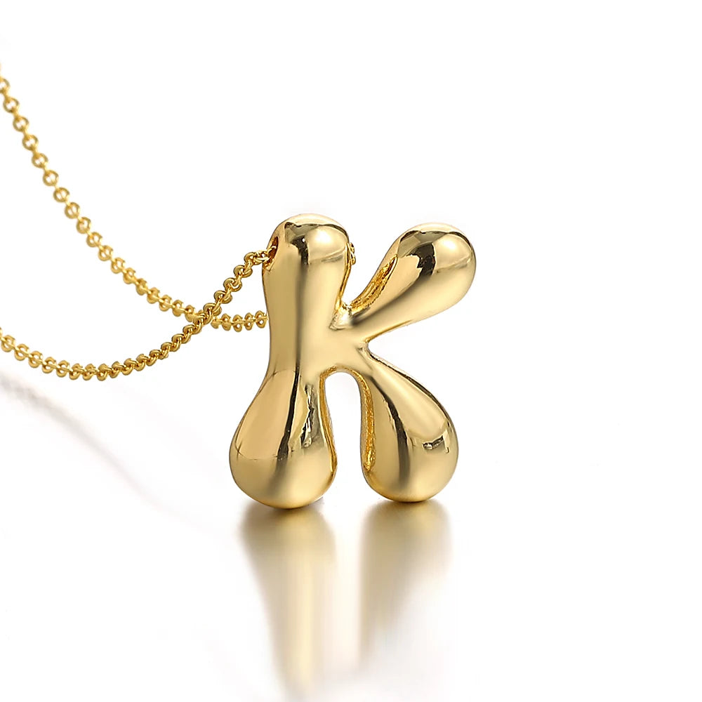Bubble Letter Initial
