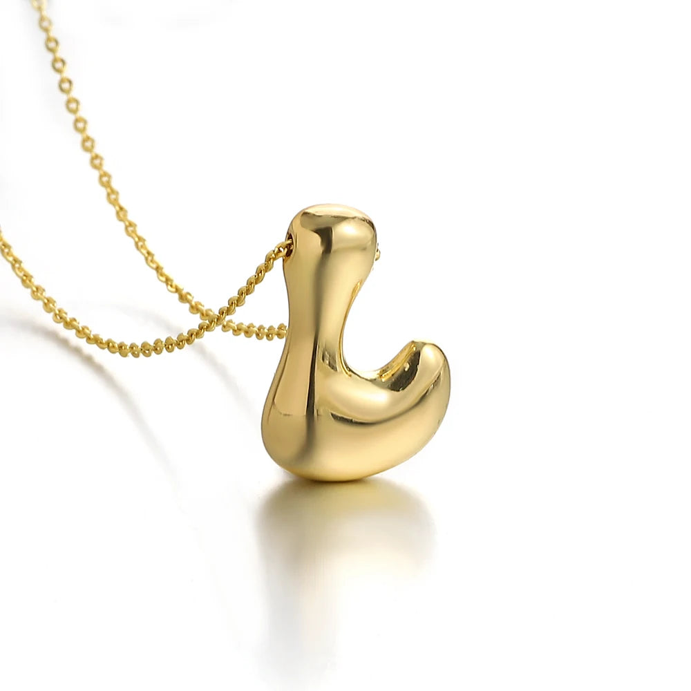 Bubble Letter Initial