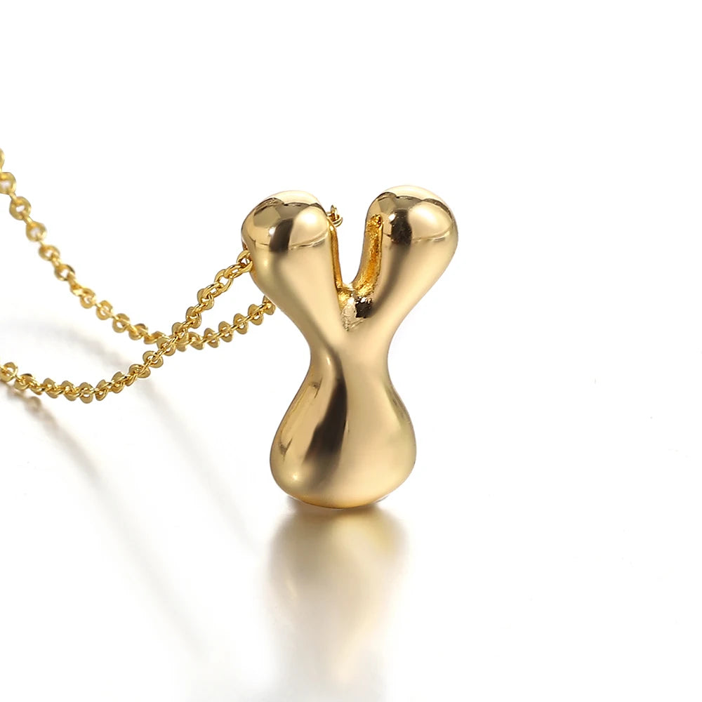 Bubble Letter Initial