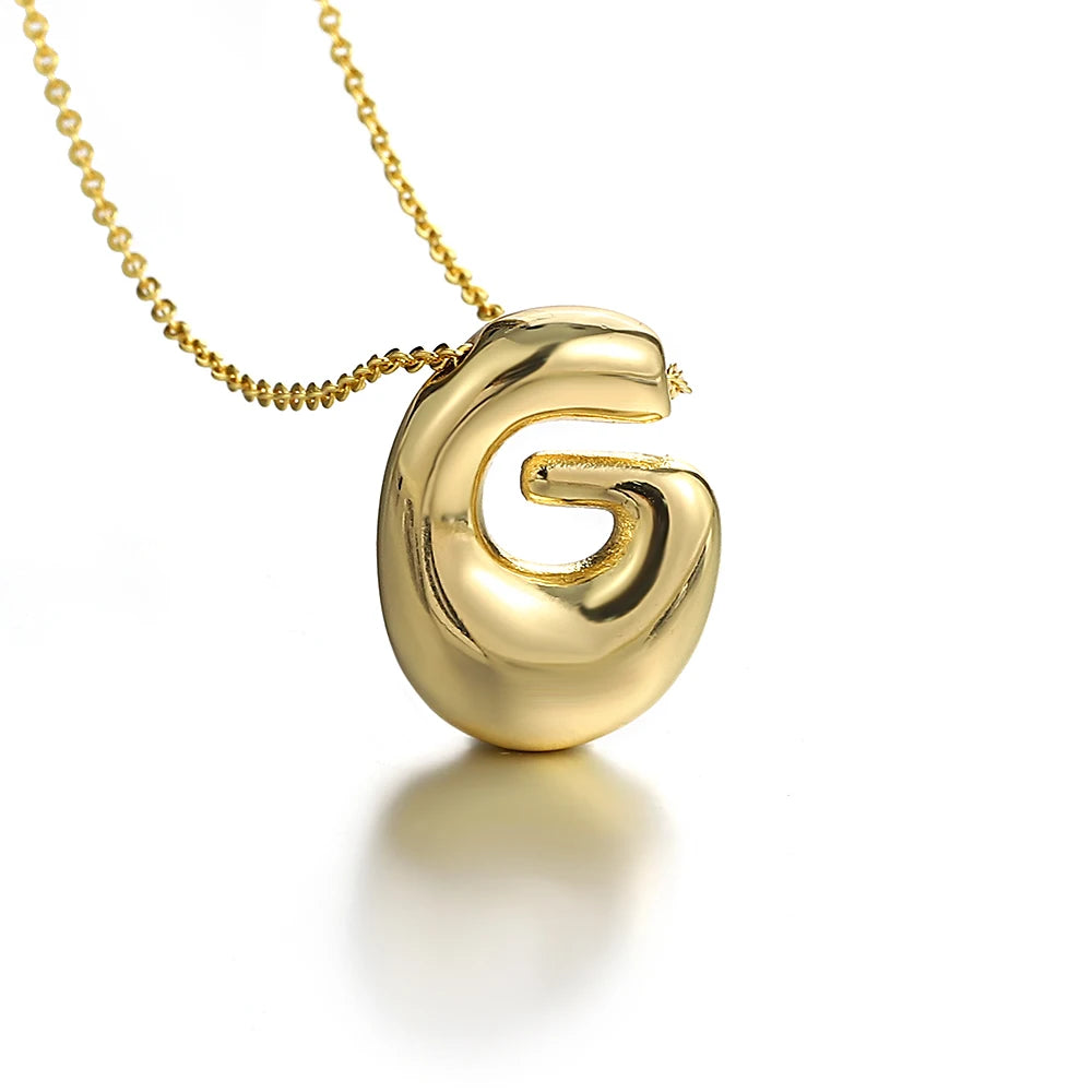 Bubble Letter Initial