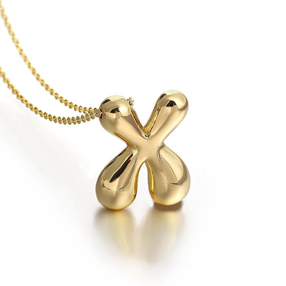 Bubble Letter Initial