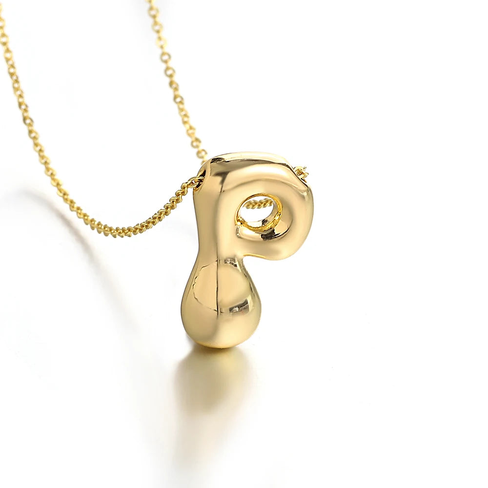 Bubble Letter Initial